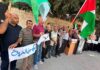 Jurnalis Gaza Desak Pembebasan Rekan yang Ditahan di Penjara Israel Puluhan jurnalis di Gaza-Palestina menggelar protes terhadap rezim Zionis Israel untuk pembebasan terjadap awak media yang ditahan disejumlah penjara Israel. (Foto:Memo)